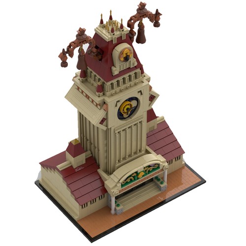 Clock tower architecture from - tower,