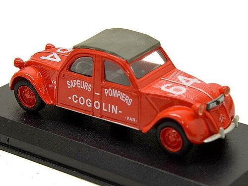 Citroën 2cv cogolin pompiers - 2cv,