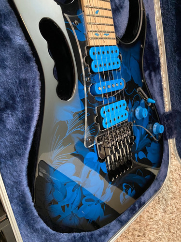 Ibanez jem77 blue floral - blue,