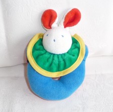 Doudou Lapin   Hochet Moulin
