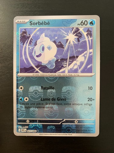 Carte pokémon sorbébé - :,