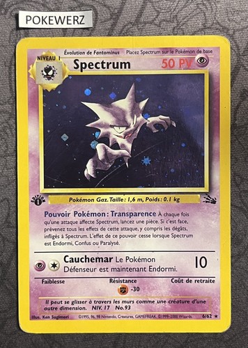 Carte pokémon spectrum 6 - spectrum, 6/62