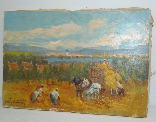 Jolie peinture huile - peinture, sur