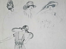 COIFFURE Chapeaux Femme DESSIN