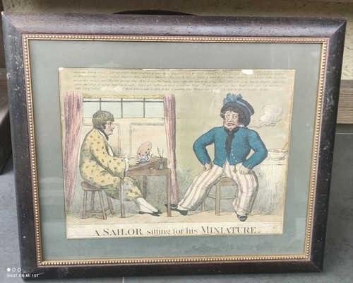 Gravure ancienne anglaise - ancienne, anglaise/a