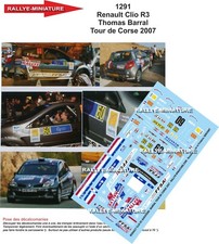 DECALS 1/18 REF 1291 RENAULT