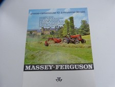 prospectus tracteur massey ferguson