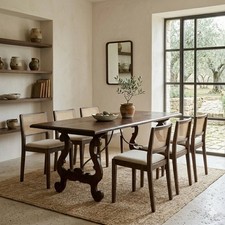 Table Ancienne Noyer Fer