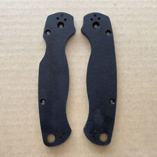 G10 Replacement Scales - Black For Spyderco Paramilitary 2
