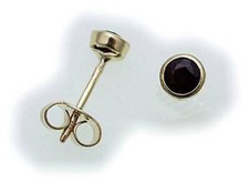 Boucles D'oreilles En Grenat