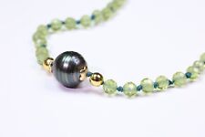 collier gold filled perle