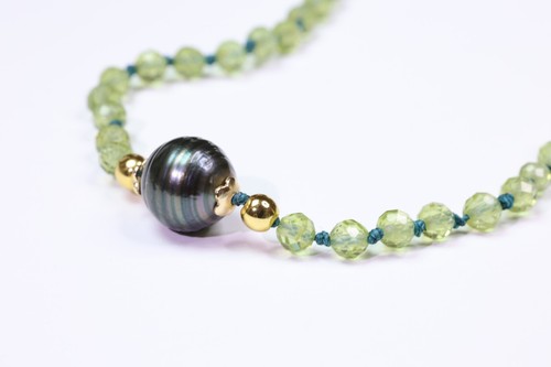 Collier gold filled perle - filled,