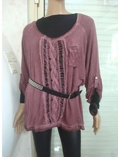 TUNIQUE PULL VOILE ET DENTELLE