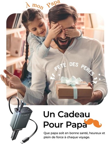 Chargeur voiture usb 69w - voiture,