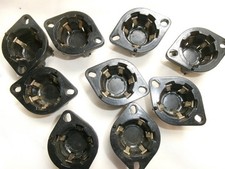 LOT 9x embase Support Européen Socket TUBE type AB2 Europe side 5 contact NOS °=