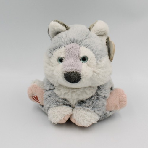 Doudou peluche chien husky - peluche,