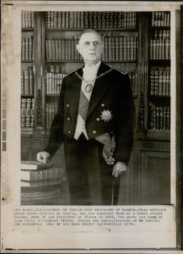 1970 charles gaulle - 1970, de