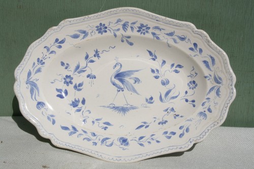 Plat faience moustiers voir - plat,