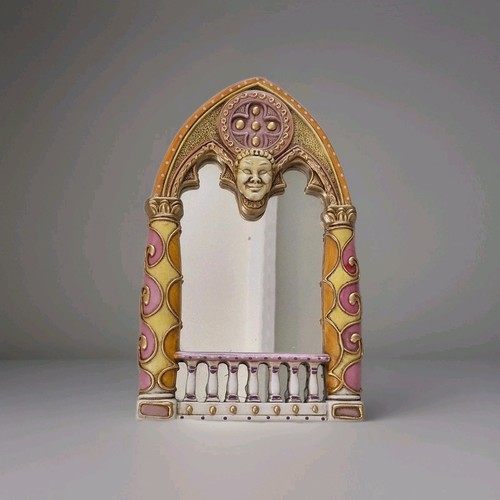 Miroir ancien céramique - miroir, en