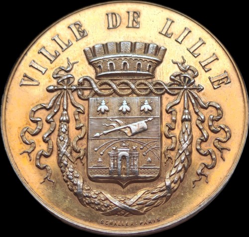 Médaille argent lille - lille, 1899