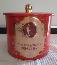 boite à gateaux ronde en métal