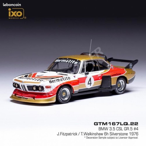 Ixo bmw csl groupe 5 - bmw, 3.5