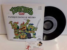45T Livre Disque Tortues Ninja Panique dans le Métro Volume 1 Ades Canal Junior