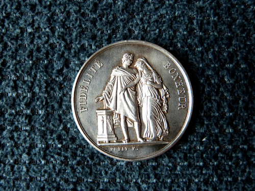 Medaille mariage en - de,
