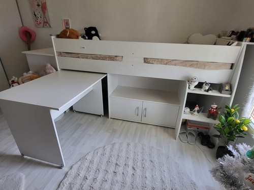 Lit enfant 90x190 avec bureau - enfant,