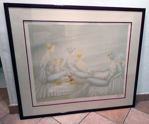 Lithographie signée philippe - signée,