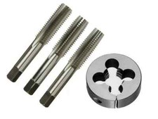 SET ROBINET ET FILIÈRE FIN STANDARD BRITANNIQUE 3/16 À 1/2" BSF 6 TAILLES Mei...