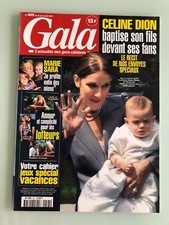 Gala n°425 ★ Août 2001 ★ Céline Dion et son fils ★ Marie Sara ★ Stéphane Bern ★