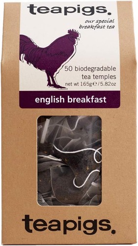 Black tea bags - black,