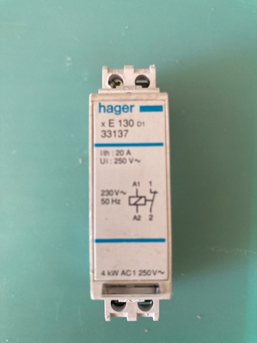Hager contacteur 20a - hager, 230v