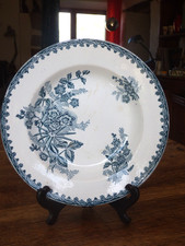 Assiette creuse ancienne terre