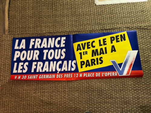 Affiche front national le - fn,