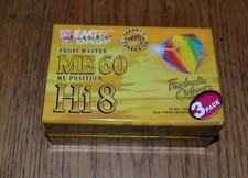 2 Cassettes K7 Emtec Video Hi 8 ME 60 - Neuves