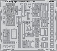 (EDP36398) - Eduard Photoetch 1:35 - King Tiger Porsche Turret (Meng)