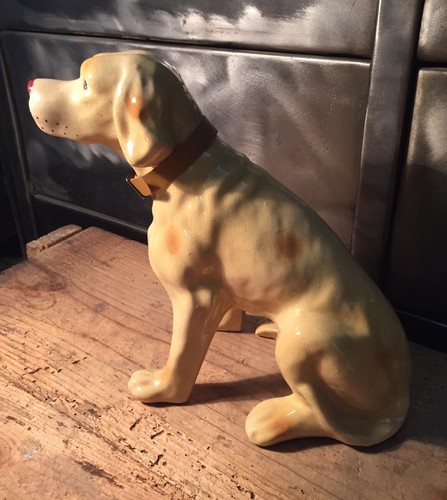 Chien chasse céramique - chien,