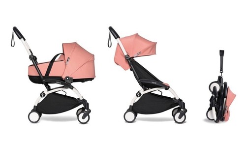 Poussette yoyo rose - rose, neuve