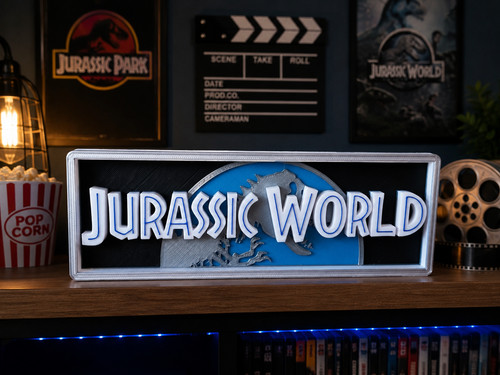 Plaque décorative jurassic - décorative,