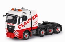 CONRAD - Camion solo aux couleurs CLAUSEN - MAN TGX GM 8x4 - 1/50 - CON80001/02