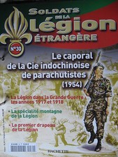 FASCICULE  30 LEGION ETRANGERE CAPORAL Cie INDOCHINOISE DE PARACHUTISTES 1954
