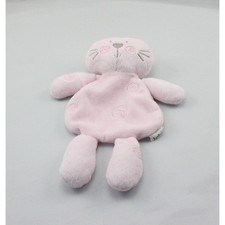Doudou plat chat rose BABY -