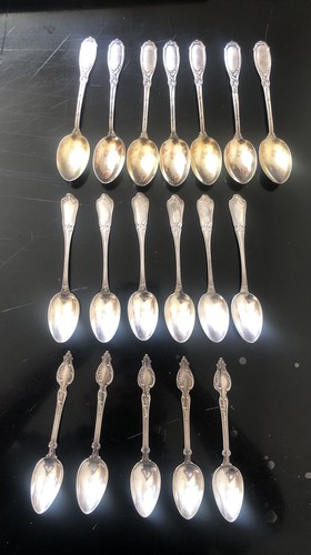 Rare cuillères argent - cuillères, en