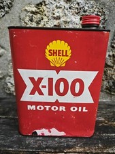Bidon d'huile ancien SHELL