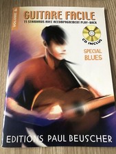 LIVRE GUITARE FACILE SPÉCIAL BLUES VOLUME 4 PAUL BEUSCHER TABLATURES