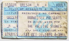 Billet concert ticket stub THE