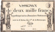 2000 Francs France 1795