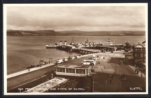 Carte postale dunoon the pier - postale, dunoon,